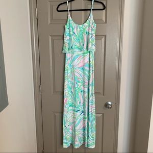 Stunning Lilly Pulitzer Floor Length Maxi Dress